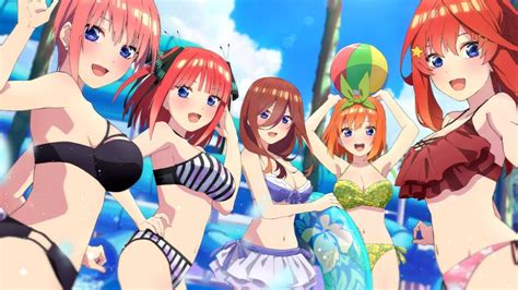 Go Toubun No Hanayome Las Quintillizas Lucen Sus Sensuales Trajes De