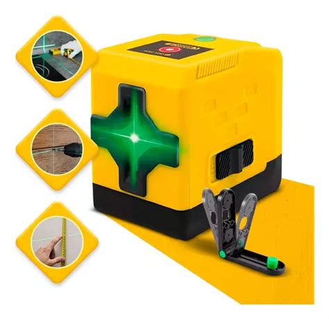 Nível A Laser Verde 20m 2 Linhas Profissional Suporte Frete grátis