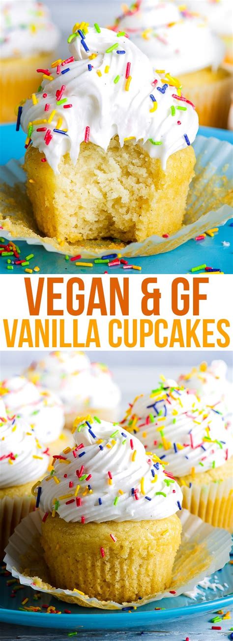 Gluten Free Vegan Vanilla Cupcakes - The Loopy Whisk