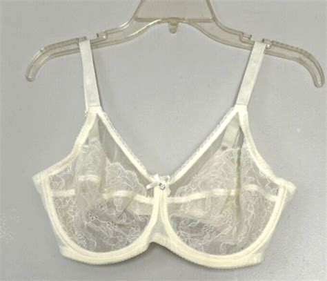 Nwot Wacoal Retro Chic Ivory Lace Bra Sz 38d Ebay