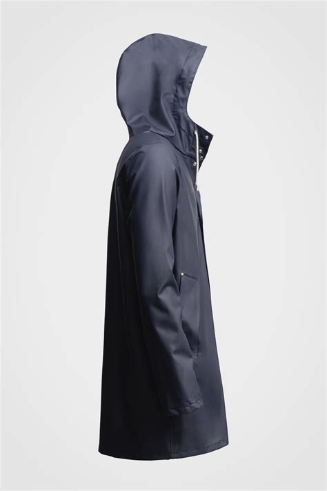 Stockholm Lightweight Raincoat Navy Stutterheim Us