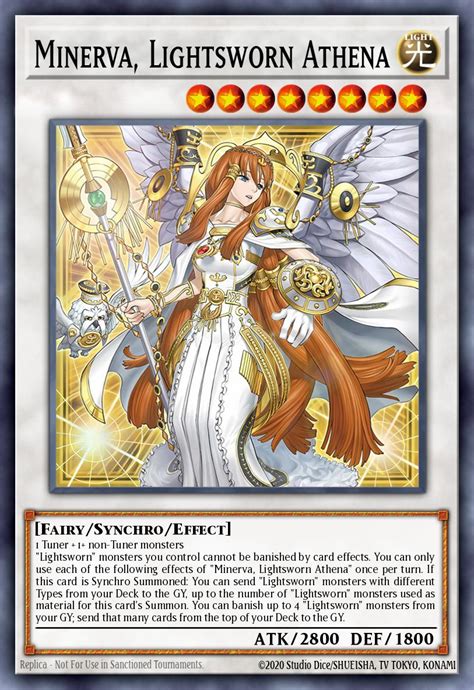 Minerva, Lightsworn Athena - Yu-Gi-Oh! Card Database - YGOPRODeck