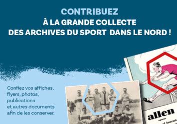 Grande Collecte Des Archives Du Sport