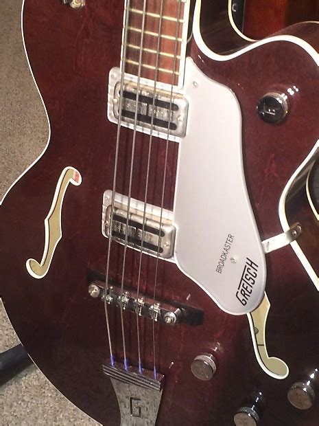 Gretsch Broadkaster Bass 6119b 2009 Walnut Stain Hollowbody Reverb