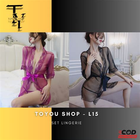 Jual Toyou Shop L Longnight Sexy Lingerie Baju Tidur Sexy Wanita Show Body Lace Lingerie