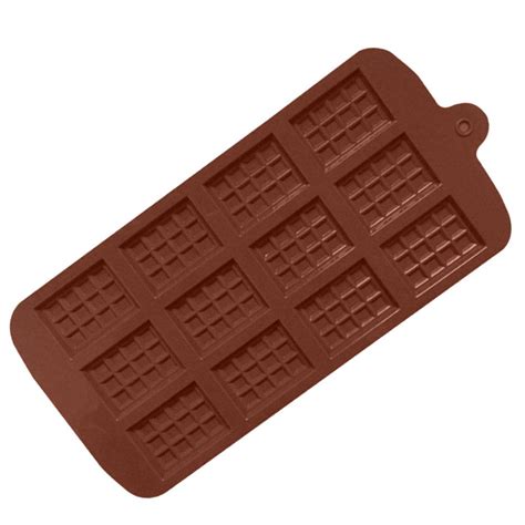 Molde Silicona Mini Tabletas De Chocolate Dulces Ilusiones