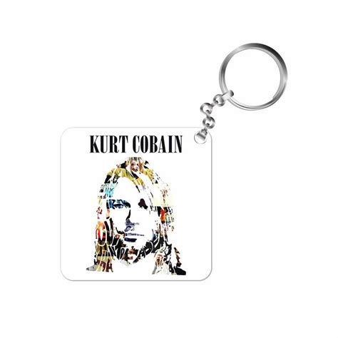 Nirvana Keychain Kurt Cobain At Rs 199 00 Keychains Id 2851691047988