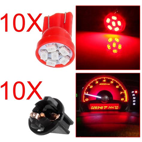 Buy X T Dash Instrument Red Led Light Bulbs Bright Panel