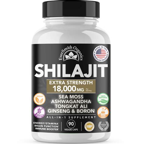 Sea Moss And Shilajit Capsules Eversmith Organics