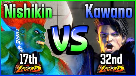 Sf Nishikin Blanka Vs Kawano Luke Street Fighter Youtube