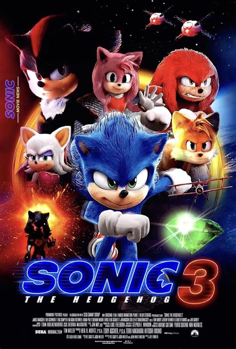 Sonic Movie 3 Fan-made poster created by Sonicmovienews : r/SonicTheMovie