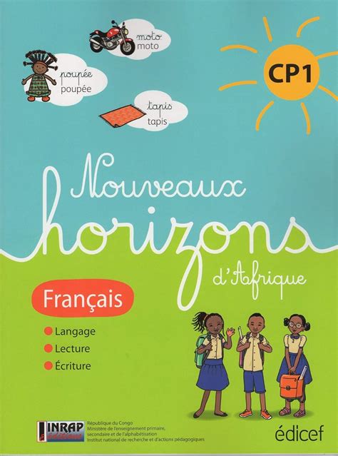 Nouveaux Horizons d afrique Français CP1 Elève Congo Brazza suite