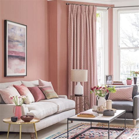 Pink Living Room Ideas Create A Stylish Space Filled With On Trend