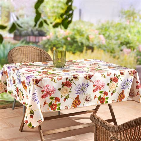 Nappe En Toile Cir E Fleurs X Cm Vitrine Magique