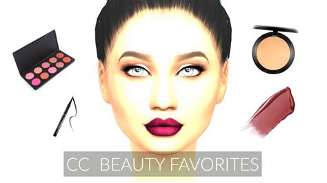 THE SIMS 4 | MY CC BEAUTY FAVORITES - YouTube