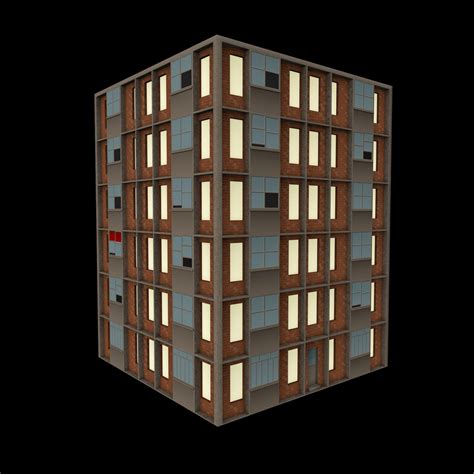 6 Storey House 3d Model By Katherina