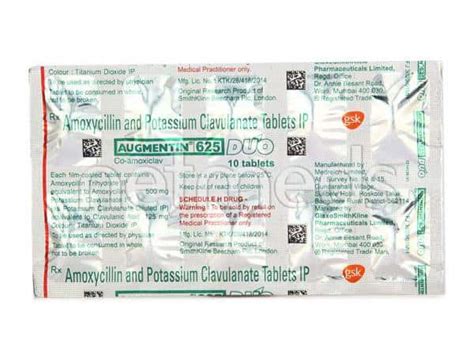 Augmentin 625 ऑगमेंटिन 625 क्या है जानें इसके उपयोग साइड इफेक्ट और