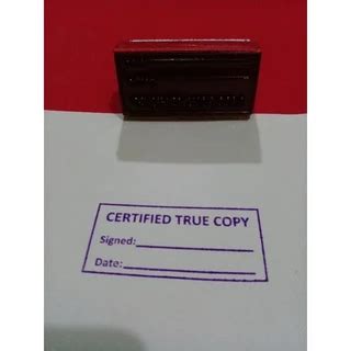 Shop Certified True Copy Stamp For Sale On Shopee Philippines