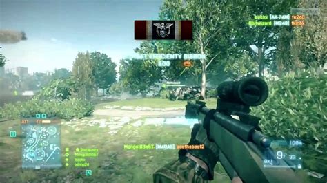 Battlefield 3 BF3 BEST SNIPING TUTORIAL Aggressive Rush Sniper Rifle