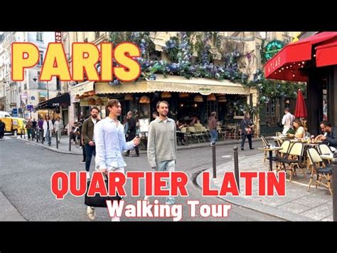 Walking Tour In PARIS Latin Quarter From Rue Mouffetard To Saint Michel