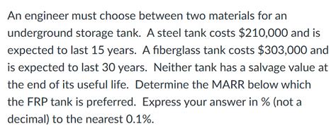 Answered An Engineer Must Choose Between Two… Bartleby