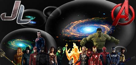 Dcs Justice League Vs Marvels Avengers By Camo Flauge On Deviantart