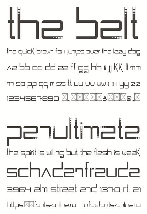 The Belt Font