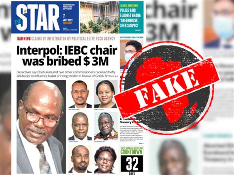 Kenyas Electoral Commission Chair Given 3 Million Bribe No