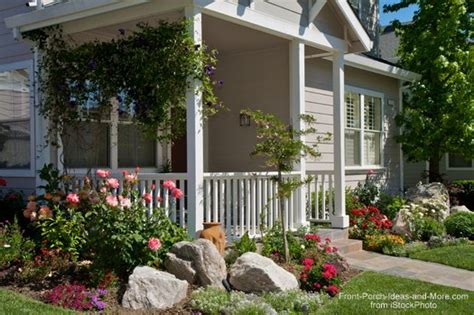 Perfect Front Porch Landscape Designs Home Decoration And