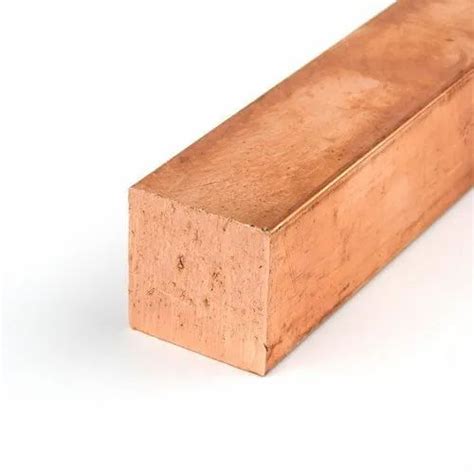 Bhushan Alloys Square Copper Rod Supplier For Industrial Size 2 Mm 100 Mm At Rs 950 Kg In