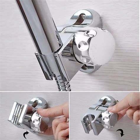 Bathroom Handheld Shower Head Holder Adjustable Wall Mount Base Bracket