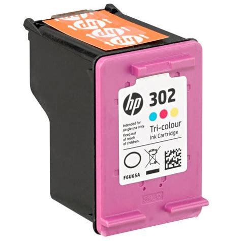 Hp 302 Tri Colour Ink F6u65ae Ink Cartridge