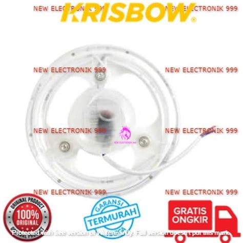 Jual Krisbow Led Module Bulat 3000k 12w Warm White Kuning Di Seller New