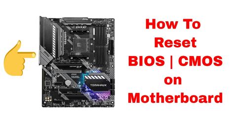 How To Reset Bios Clear Cmos On Msi B Tomahawk Guide Youtube