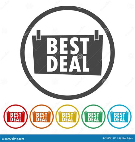 Best Deal Icon, Best Deal Sign - Illustration Stock Vector ...