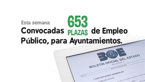 El Boe Publica La Convocatoria De Plazas De Empleo P Blico Para