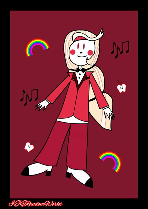 charlie morningstar hazbin hotel  kksrandomartworks  deviantart