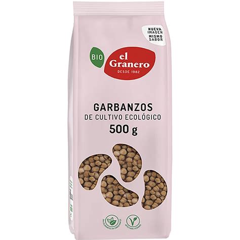 Bio Garbanzos De Cultivo Ecol Gico Bolsa G El Granero Integral