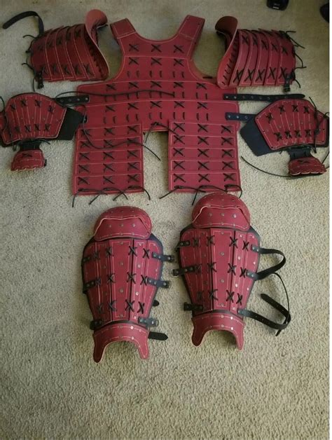 Samurai Armour Set Samurai Leather Armour Sute 6 10 Yrs Etsy