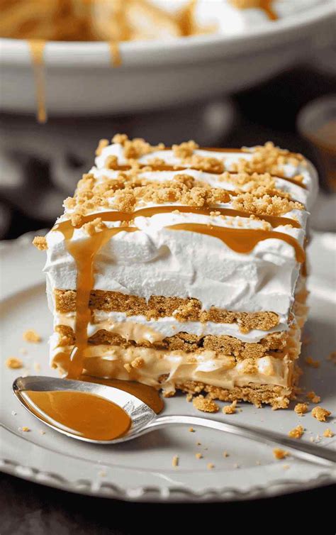 Ritz Cracker Salted Caramel Icebox Cake Page 2 Of 2 Quick Homemade Recipes