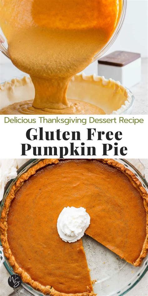 A Pumpkin Pie With A Slice Missing From It And The Text Delicious