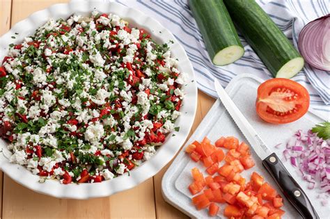 Layered Greek Dip With Pita Chips