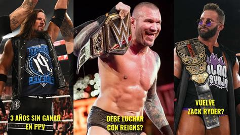 Randy Orton Le Quitar Los T Tulos A Roman Reigns Por Qu Aj Styles No