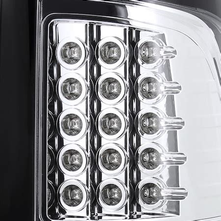 Spec D Tuning 09 Up Dodge Ram LED Tail Lights Chrome Housing LT