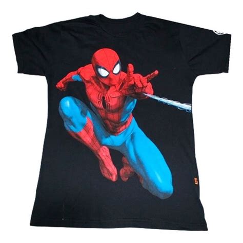 Camiseta Infantil Adulto Piticas Homem Aranha Marvel Herói Shopee Brasil