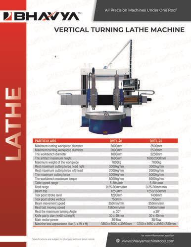 Blue Double Column Vertical Lathe Machine At Best Price In Ahmedabad