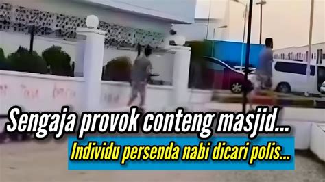 Individu Sengaja Conteng Tembok Masjid Hina Nabi Ini Pesan Polis