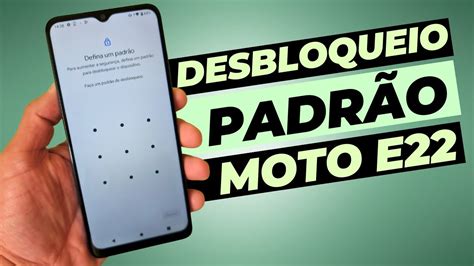 COMO CONFIGURAR BLOQUEIO DE TELA PADRÃO NO CELULAR MOTOROLA MOTO E22