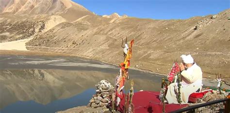 On Day Long Visit To Uttarakhand Pm Modi Performs Puja At Parvati Kund