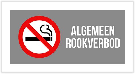 Pictogram Bord Algemeen Rookverbod Verboden Te Roken